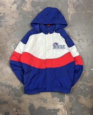Vintage NFL Patriots Jacke 90s Apex One Colorblock Archive M