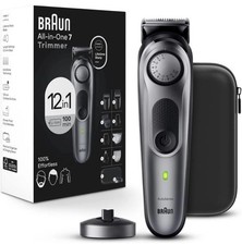 Braun All-in-One 7 Style Kit 7440, 12-in-1 Hair/Body/Beard Trimmer - NEW B27