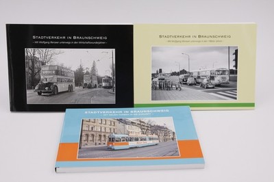 Stadtverkehr in Braunschweig- 3 Bildbände mit Wolfgang Illsenseer 2019/2021