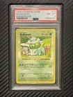 1999 PSA 8 Bulbasaur #44 Shadowless Pokemon Game WOTC Base Set