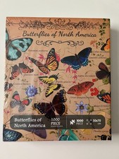 Butterflies of North America Jigsaw Puzzle 1000 Pieces Pcs NEW  FACTORY SEALED