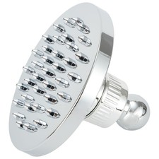 4 Inch Round Large Shower Head ABS Rainfall Overhead High Pressure Fixed Head