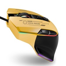 Gaming Mouse, Wired Gaming Mouse with RGB Backlit, 7200DPI Adjustable, PC Gam...