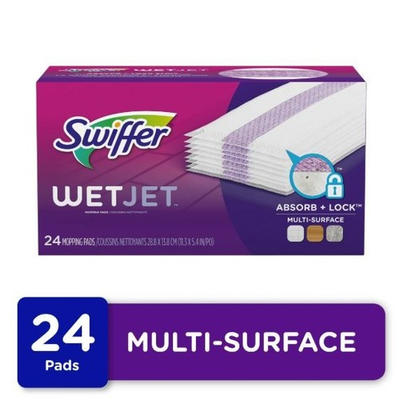 #ad Swiffer Wet Jet Mop Cleaning Pads Refill Floor Cleaner for Mopping Wood Lamina $14.78