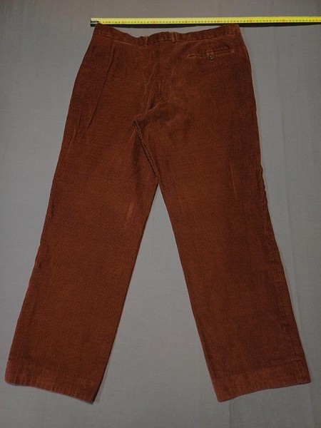 Men Marks & Spencer Trousers Brown Velvet 34