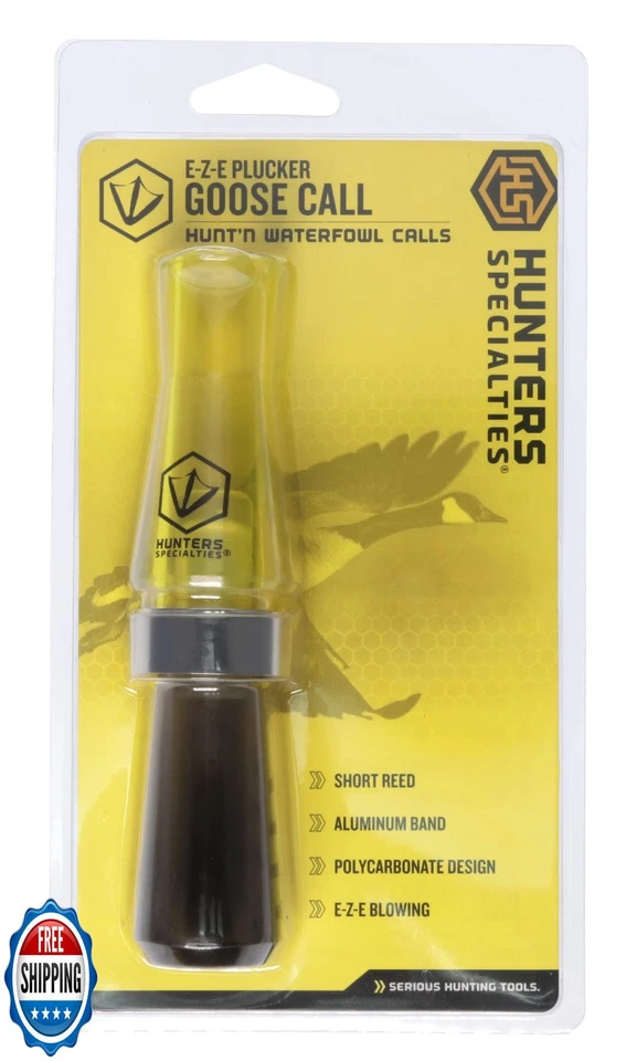 Hunters Specialties Hunting E-Z-E Plucker Short Reed Goose Call - Easy Blowin - Image 4 of 4
