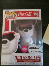 Figura Vinilo Exclusiva Amazon Flocada 90 Coca-Cola PolarBear Funko Pop Anuncio Iconos