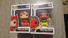 Funko Pop! Wandavison Wanda and Vision Halloween #715 & #716