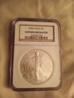 2016 $1 American Silver Eagle NGC GEM BU Brown Label