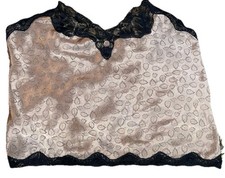 Christian Dior Vintage Blush Lace Cami Size Medium Union 1980s Coquette Lingerie