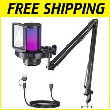 Gaming USB Microphone with Noise Cancellation - PC, PS4, PS5