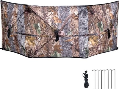 Portable Pop Up Ground Blind Hunting Blind for Duck Turkey Quick Setup 3-Panel