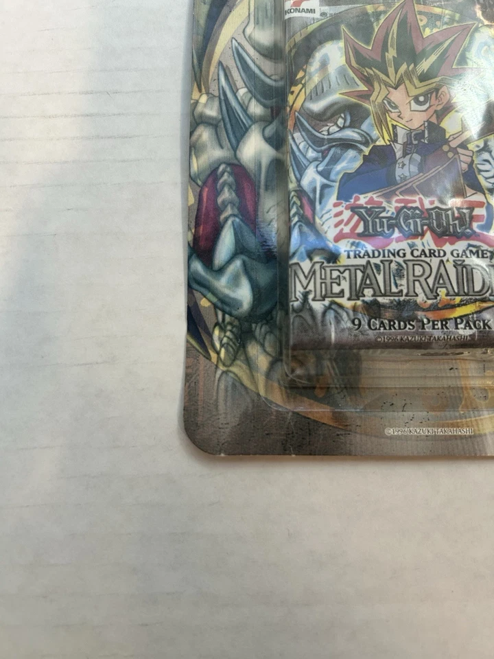 Yugioh Metal Raiders  1ST Edition Blister Booster Pack (2002) Factory Sealed - Image 4 of 4