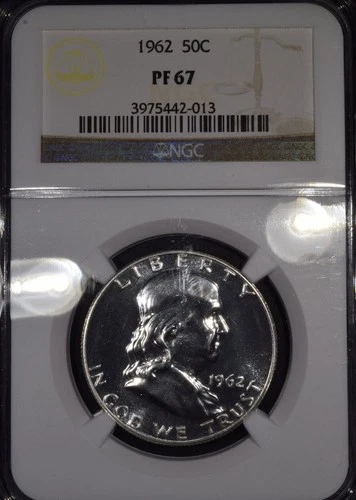 1962 Franklin Half Dollar "NGC PF67"