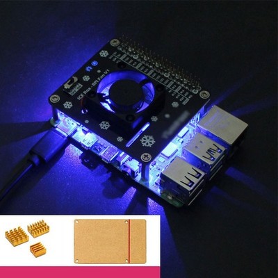 Lüfter HAT für Raspberry Pi mit aktiver Kühlung und GPIO Layout für 54B3B