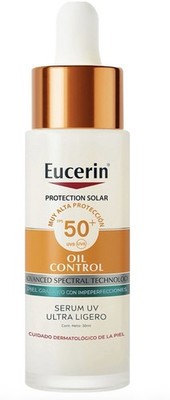 Eucerin Oil Control SPF50+ Face Sunscreen Serum UV Light 30ml