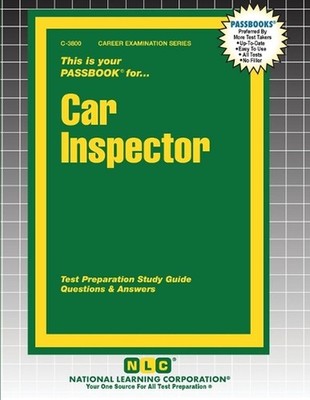 Car Inspector by Passbooks Paperback Book