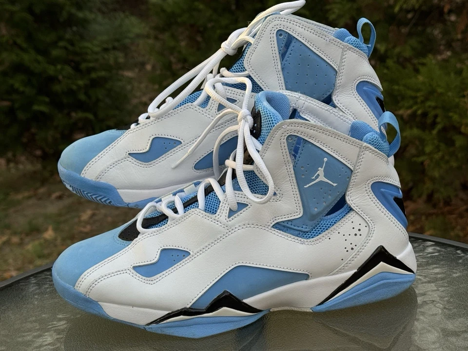 Jordan True Flight branco Carolina azul universitário masculino 9 atlético 342964 140 - Imagem 2 de 4