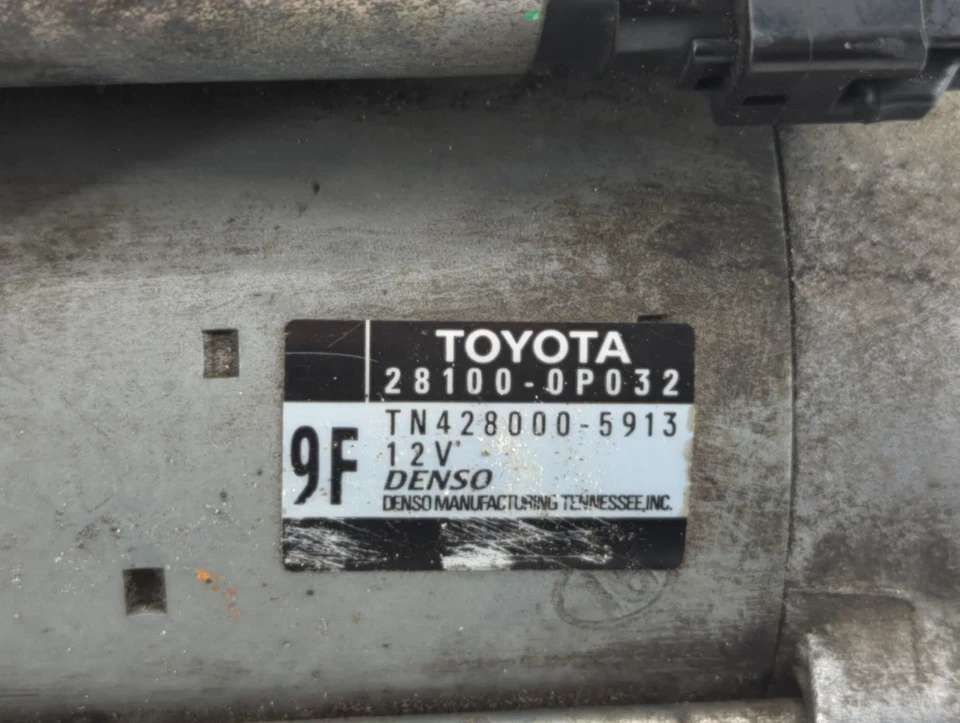 2010-2013 Lexus Rx350 Car Starter Motor Solenoid Oem D7Y7I - Image 2 of 4