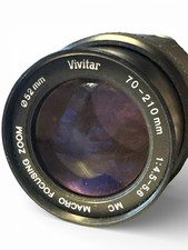 Vivitar 70-210mm f/4.5-5.6 MC Macro Focusing Zoom Lens w/Canon FD Mount Excel