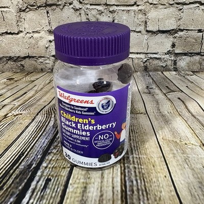 GUMMIES Walgreens Children s Black Elderberry 30 Count Vitamin C Zinc