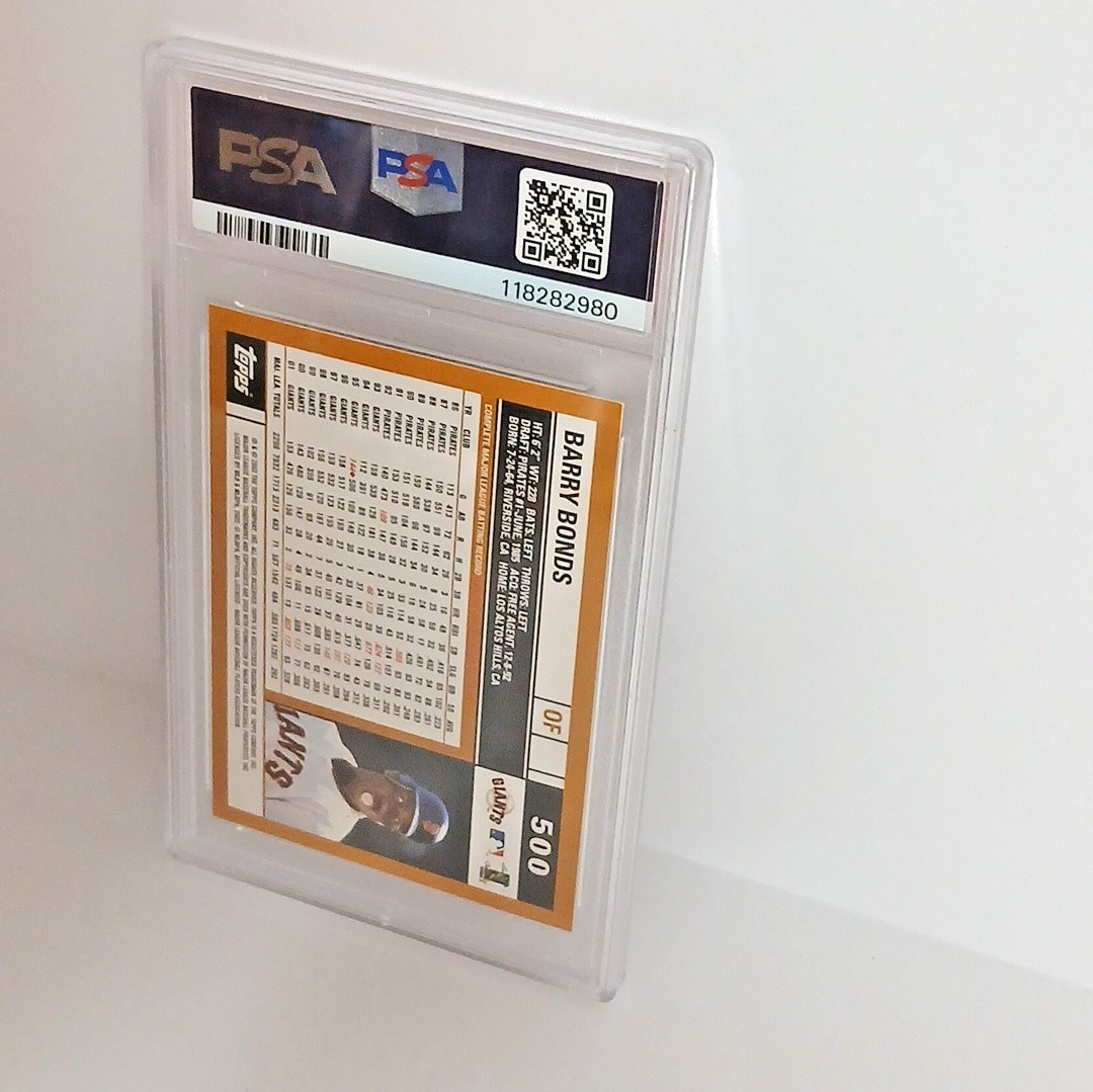 2002 Topps - Barry Bonds #500  PSA 10  Gem Mint view 7