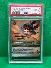 2023 DISNEY LORCANA EN 1-THE FIRST CHAPTER MICKEY MOUSE - ARTFUL ROGUE PSA 10