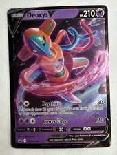 Deoxys V SWSH266 Spada e Scudo Carte Promo Pokemon TCG