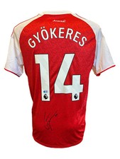 VIKTOR GYOKERES SIGNED ARSENAL FC 2025/26 HOME SHIRT (ACG CERT AG17295)