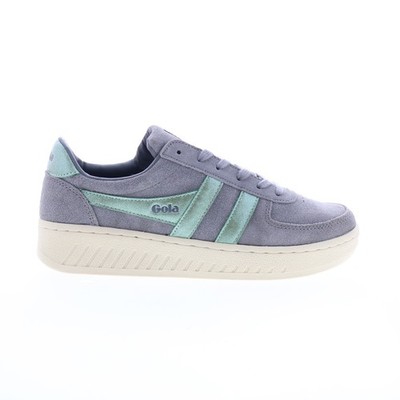 Gola Grandslam Flame CLB398 Womens Gray Suede Lace Up Lifestyle Sneakers Shoes 5
