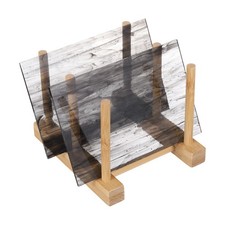 4 x 6 Inch Stained Glass Sheets, 2 Sheets Transparent Art Glass, Dark Gray