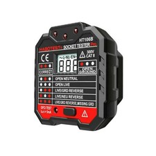 US HT106B Advanced Electric Socket Tester GFCI Test Mains Fault Checker f