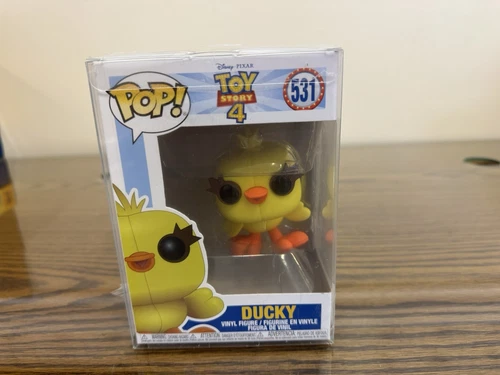 Funko Pop Ducky #531 Disney Pixar Toy Story 4 Vinyl Figure W/Protector