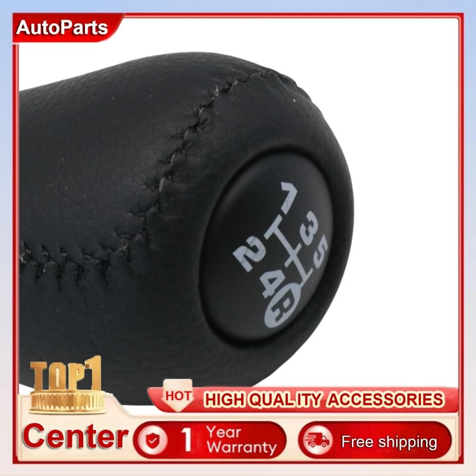 Pomo de cambio de cuero negro 33504-20120-C0 para camioneta Toyota Supra 4Runner Foto 3 de 4