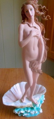 Hand painted Aphrodite figurine