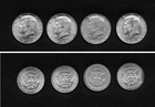 1965–1969 Kennedy Half Dollar Lot (4) 40% Silver AU 1965 1966 1968-D 1969-D