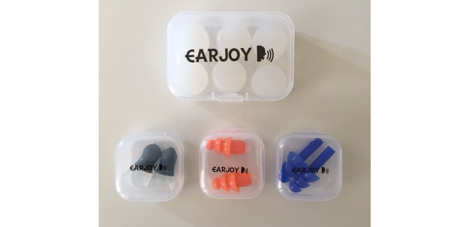 Noise Cancelling Soft Silicone Ear Plugs Set by EarJoy Reusable NIB