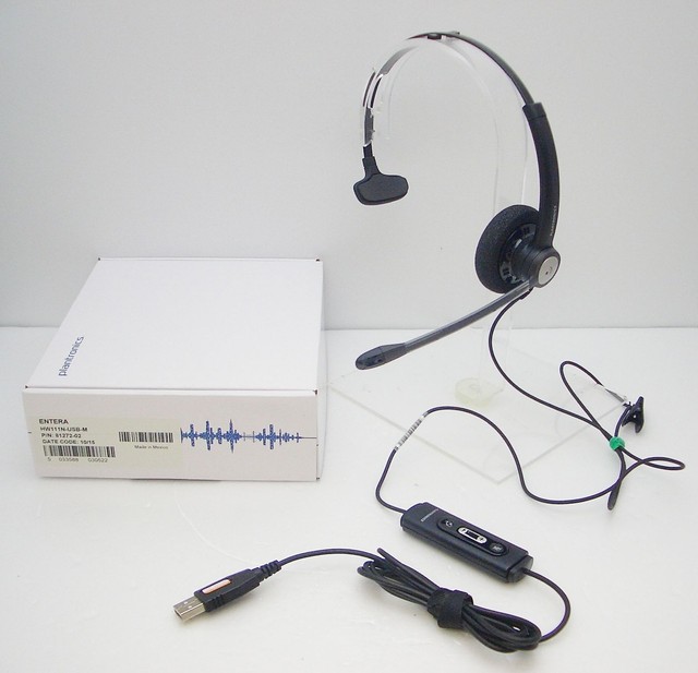 Plantronics HW121N-USB-M Black Headband 