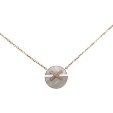 Chaumet Judoulian Harmony Necklace K18 Pink Gold Diamond Mother of Pearl TGIS
