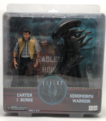 Carter J. Burke & Xenomorph Action Figure Aliens 30th Anniversary