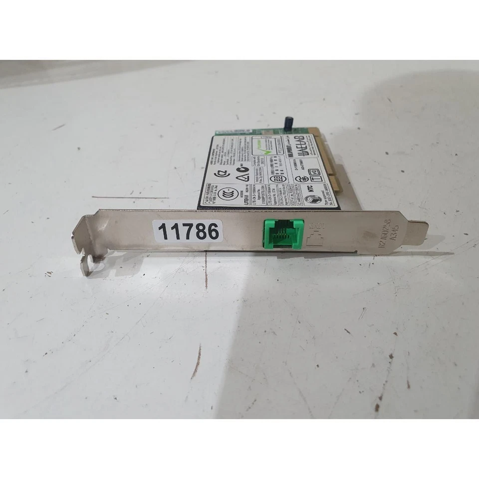 Lite-On D-1156I#/A1A 5188-1025 Internal PCI Modem/Fax Card LAN Port for Computer - Image 2 of 4