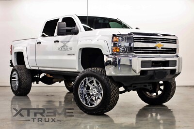Paintable Pocket Rivet Fender Flares Set For 14-19 Chevrolet Silverado 2500 3500