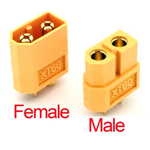 20pcs 10pcs Male Female XT-60 Bullet Connectors Plugs XT60 For RC Lipo Battery - Picture 6 of 13