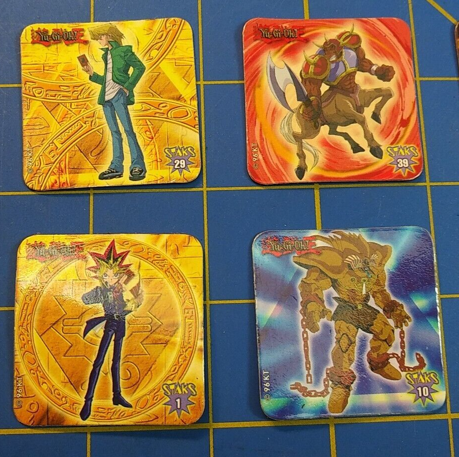 Lot of 9 Yu-Gi-Oh! Staks Collectible Magnets #1, 10, 26, 29, 39