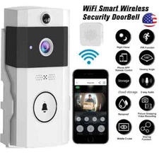 Smart WiFi Video Doorbell Wireless Door Bell Phone Ring Intercom Security Camera