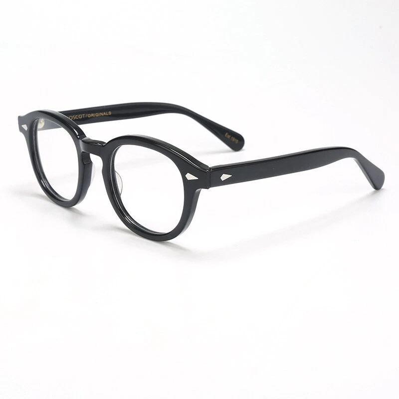 Classic Acetate Eyeglass Frame Retro Spectacles Johnny Depp Glasses 44 24-140mm - Image 4 of 4