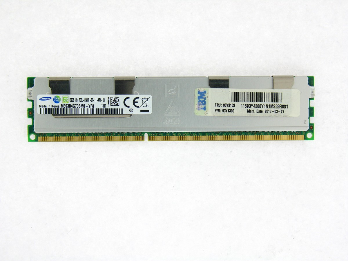 Financial Intelligence CDセット 90Y3103 IBM 32GB PC3-8500 DDR3-1066MHz ECC Quad Rank Memory