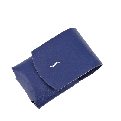 S.T. Dupont Leather Case Pouch For the Minijet Lighter, Blue