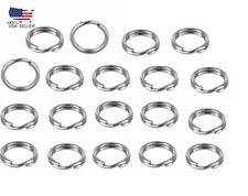 10mm 316 Stainless Steel Key Rings Heavy Duty Split Rings scuba gear 20pcs