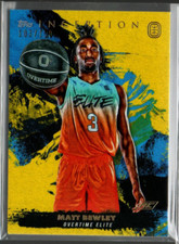 2021-22 Topps Inception Overtime Elite Yellow #17 Matt Bewley /150 